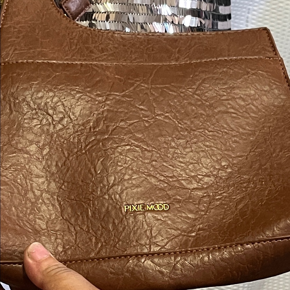 Pixie Mood Chestnut Shoulder Bag - image 5